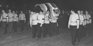 Pogrzeb Romana Dmowskiego w Warszawie 7.01.1939 r.