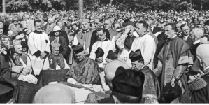 Obchody 250 rocznicy odsieczy wiedeńskiej i "Dzień katolicki" w Wiedniu 12.09.1933 r.