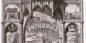 "Album wydane staraniem Towarzystwa Przyjaciół Nauk w Poznaniu w czterechsetną rocznicę urodzin Mikołaja Kopernika".