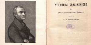 "Listy Zygmunta Krasińskiego do Konstantego Gaszyńskiego".