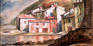 " Pejzaż południowy" Romana Kramsztyka.