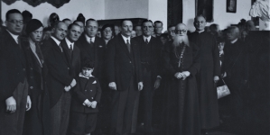 Otwarcie wystawy Batorego i Sobieskiego w Muzeum Wojska Polskiego w Warszawie w listopadzie 1933 r.