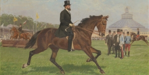 "Jan Zdzisław Tarnowski na koniu" Aleksandra Pocka.