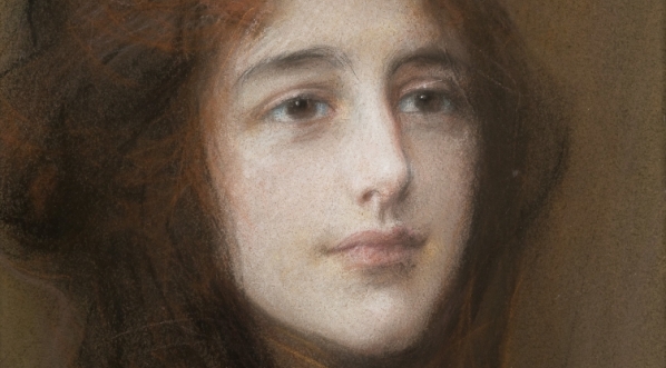  "Portret młodej kobiety" Teodora Axentowicza.  