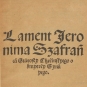Hieronim Szafraniec z Pieskowej Skały h. Starykoń