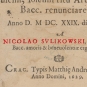 Mikołaj Sulikowski (Sulicovius)