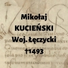 Mikołaj Kucieński (z Kutna, Kuciński) h. Ogończyk