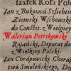 Walerian Petrykowski (Potrykowski) h. Paprzyca