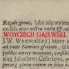 Wojciech Gajewski (z Błociszewa Gajewski) h. Ostoja