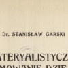 Stanisław (Salomon) Garfein-Garski