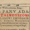 Adam Talwosz (Talwoysz) h. Łabędź