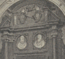 "Pomnik Biskupów Maciej Pstrokońskiego  †1609 r. i Macieja Łubieńskiego" (katedra we Włocławku).
