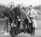 Artyści polscy podczas pobytu w Nowym Jorku w 1932 r.