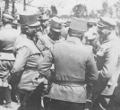Spotkanie oficerów Komendy Legionów Polskich z oficerami I Brygady w Jeziorku k. Kowla w sierpniu  1916  roku.