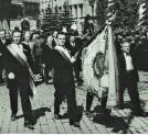 Defilada na  placu Zamkowym podczas XII Zjazdu Związku Legionistów Polskich 6.08.1933 r.