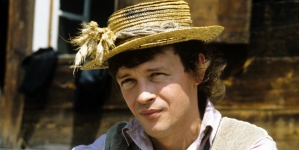 Jan Frycz na planie filmu "Dwa księżyce" z 1993 roku.