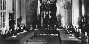 Posiedzenie Tymczasowej Rady Stanu w 1917 roku.