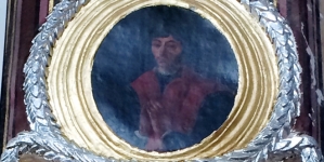 Epitafium Mikołaja Kopernika w katedrze we Fromborku.