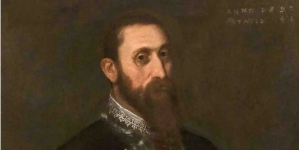 "Portret dworzanina królewskiego Stanisława Sobieskiego w wieku 41 lat" Leandro Bassano.