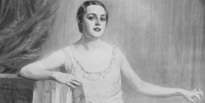Obraz Stanisława Niesiołowskiego przedstawiający portret Marii Gorczyńskiej namalowany w 1926 roku.