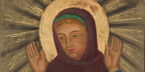 "Madonna z dzieciątkiem" Heleny Schrammówny.