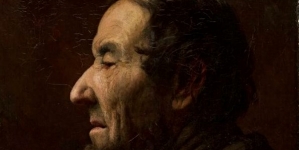 "Portret męski z profilu" Jana Kauzika.