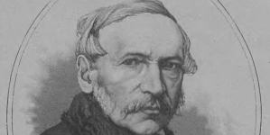 Józef Orkisz. Portret towarzyszący wspomnieniu pośmiertnemu w Tygodniku Illustrowanym z 21 czerwca 1879.