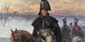 Reprodukcja obrazu: Jan Chełmiński (1851-1925), "Jan Henryk Dąbrowski na koniu".