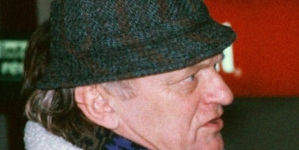 Jerzy Gruza podczas realizacji filmu "Czterdziestolatek. Dwadzieścia lat później" w 1993 r.