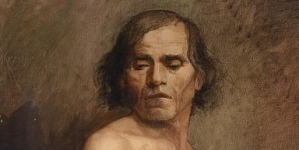 "Nagi mężczyzna stojący" Anny Bilińskiej-Bohdanowicz.