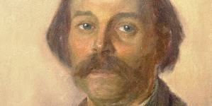 "Portret męski" Stanisława Krzyształowicza.