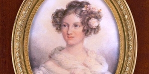 "Portret Delfiny Mieczysławowej hr. Potockiej z Komarów" Rodolphe`a Bella.