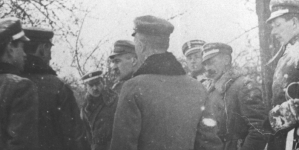 Walki polsko-ukraińskie - Józef Piłsudski na froncie pod Lwowem w 1919 roku.