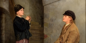 "Młodzi palacze" Józefa Kruszewskiego.