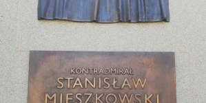 Grób kontradmirała Stanisława Mieszkowskiego na Cmentarzu Marynarki Wojennej w Gdyni-Oksywiu.