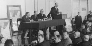 Konferencja na temat uzdrowisk polskich w sali Towarzystwa Higienicznego w Warszawie 21.03.1931 r.