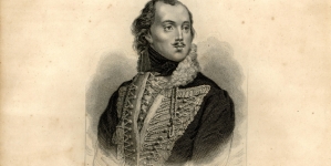 "Kazimir Pulaski (...)" - staloryt Hopwooda wedle wzoru Oleszkiewicza.