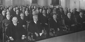 Obrady Związku Muzeów Polskich na Zamku Królewskim w Warszawie w 1936 r.