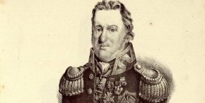 Portret Jana Henryka Dąbrowskiego – litografia w książce wydanej 1829/1830.