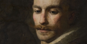 "Portret K. Marczewskiego, rzeźbiarza" Wandalina Strzałeckiego.