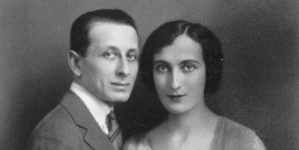 Aleksander Tansman z żoną Anną Eleonorą Brociner.