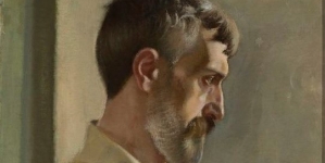 "Autoportret z profilu" Stanisława Dębickiego.