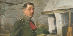 "Autoportret" Stanisława Janowskiego w mundurze 2 pułku ułanów Legionów Polskich.