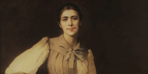 "Portret własny (niedokończony)" Anny Bilińskiej Bohdanowiczowej.