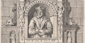 "Nagrobek księdza Pawła Głogowskiego w Katedrze katedralnéj w Płocku".