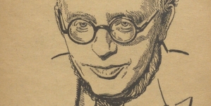 Portret Karola Radka w jego książce "Portretn".