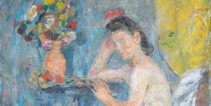 "Akt z kwiatami" Jana Seweryna Sokołowskiego.