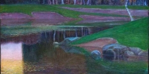 "Pejzaż" Tadeusz Noskowski.