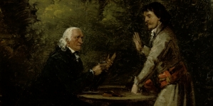 "Józef Koblański (1738–1798) i Franciszek Dionizy Kniaźnin (1750–1807) w parku puławskim".