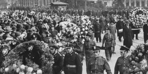 Pogrzeb wiceprezydenta Warszawy Medarda Downarowicza w Warszawie 19.10.1934 r.